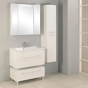 Шкаф-пенал подвесной Aquaton Мадрид 30 белый 1A129603MA010, 3