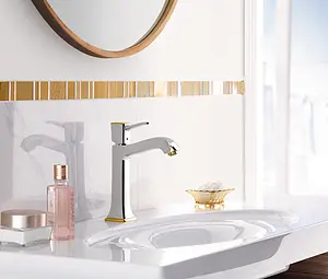 Смеситель для раковины Hansgrohe Metropol Classic 160 хром/золото 31302090 Смеситель для раковины Hansgrohe Metropol Classic 160 хром/золото 31302090, 3
