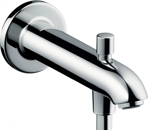 Излив для скрытого монтажа с переключателем Hansgrohe хром 13424000
