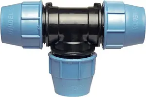 Тройник компрессионный соединительный 63мм x 63мм x 63мм Unidelta 1005064000, 1