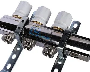 Группа коллекторная с расходомерами 3 отвода 1&quot;в/в x ¾&quot;ек Luxor CD 477/3 15662703N, 4