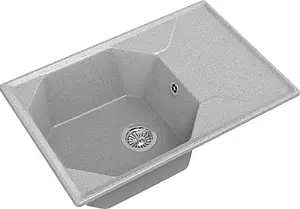 Мойка кухонная GranFest Unique U-740L серый Мойка кухонная GranFest Unique U-740L серый, 1