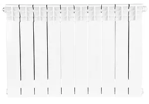 Радиатор биметаллический 10 секций нижнее правое подключение Stout Space 500 SRB-0320-050010, 2