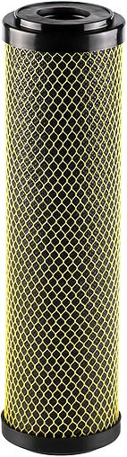 Угольный картридж для комплексной очистки и умягчения Slim Line 10&quot; Гейзер Mix Block 27132