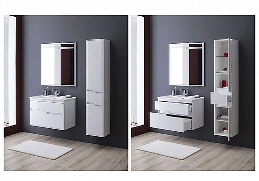 Тумба под умывальник подвесная Aquanet Модена 85 белый 00196965