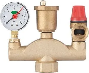 Группа безопасности котла до 50 кВт 1&quot; 3 бар UniPump 90776, 1