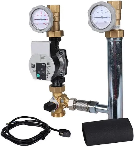 Насосный модуль с 3-х ходовым смесительным клапаном 1"в х 1½"н Meibes V-MK M66833.36WI с насосом Wilo PARA SC 25-7.0