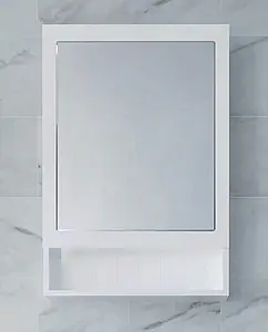 Шкаф-зеркало Milardo Magellan белый MAG6000M99, 3