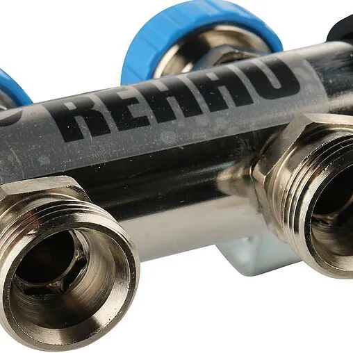 Группа коллекторная с расходомерами 2 отвода 1&quot;н/н x ¾&quot;ек Rehau HKV-D 12080211002