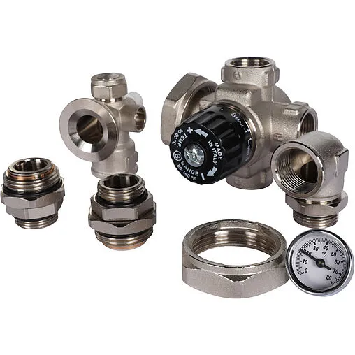 Узел насосно-смесительный с насосом Grundfos UPSO 25-65 130 Stout SDG-0120-001002