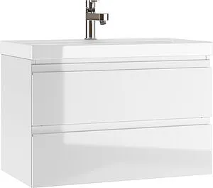 Тумба под умывальник подвесной Домино Graffo 80/Moduo 80 белый DGr2103T Тумба под умывальник подвесной Домино Graffo 80/Moduo 80 белый DGr2103T, 1