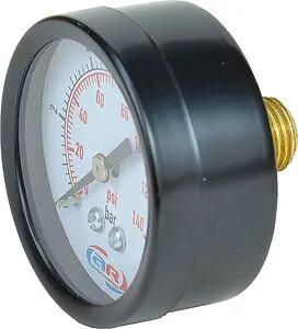 Манометр аксиальный AQUAMOTOR 50мм 10 бар ¼&quot; AR112007, 2
