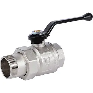 Кран шаровый с американкой 1½"в x 1½"н Bugatti New Jersey 09200007, 1