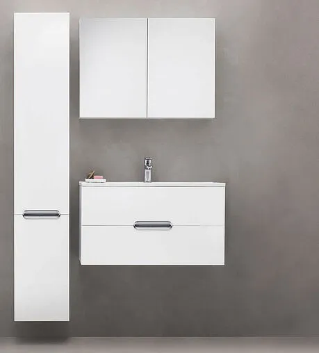 Шкаф-пенал подвесной с бельевой корзиной Am.Pm Spirit 32 L белый M70CHL0321WG