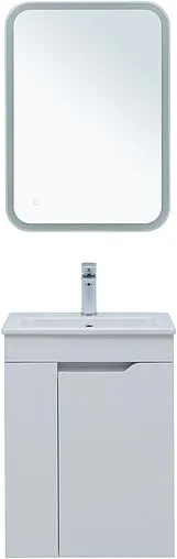 Тумба-умывальник Aquanet Практика 50 белый матовый 00330451+44050