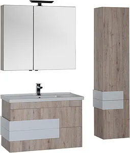 Шкаф-зеркало Aquanet Мадейра 100 R дуб кантри 00183067 Шкаф-зеркало Aquanet Мадейра 100 R дуб кантри 00183067, 5