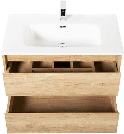 Тумба под умывальник подвесная BelBagno KRAFT 100 Rovere Nebrasca Nature KRAFT-1000-2C-SO-RNN