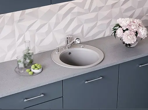 Мойка кухонная Omoikiri Miya 50R GR leningrad grey 4993582