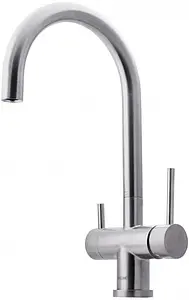 Смеситель для кухни с подключением к фильтру Swedbe Selene Plus нержавеющая сталь 8042, 1