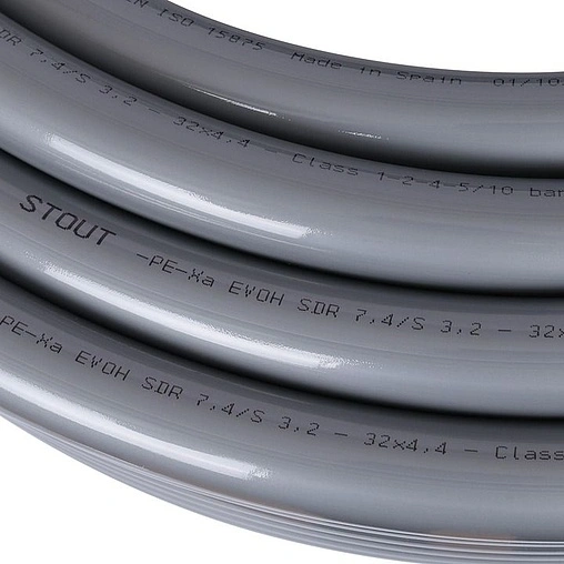 Труба сшитый полиэтилен Stout 32 x 4.4 мм PE-Xa EVOH бухта 50м SPX-0001-003244