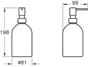 Дозатор для жидкого мыла VitrA Origin медь A4489126, 2