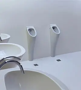 Писсуар напольный со скрытым подводом воды Kerasan Aquatech белый 373001, 4