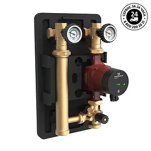 Насосный модуль с 3-х ходовым смесительным клапаном 1½"н х 1"в Grundfos Heatmix M25 99309089 с насосом Grundfos Alpha 2L 25-40 180 Насосный модуль с 3-х ходовым смесительным клапаном 1½"н х 1"в Grundfos Heatmix M25 99309089 с насосом Grundfos Alpha 2L 25-40 180, 1