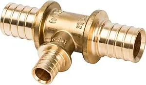 Тройник аксиальный редукционный 32мм x 20мм x 32мм Stout SFA-0014-322032 Тройник аксиальный редукционный 32мм x 20мм x 32мм Stout SFA-0014-322032, 1