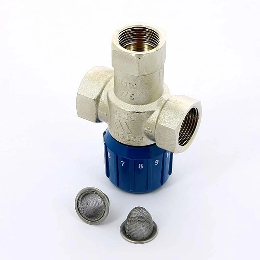 Трехходовой термостатический смесительный клапан ¾&quot; +25...+50°С Kvs 1.9 WATTS Aquamix AM63C 10017420