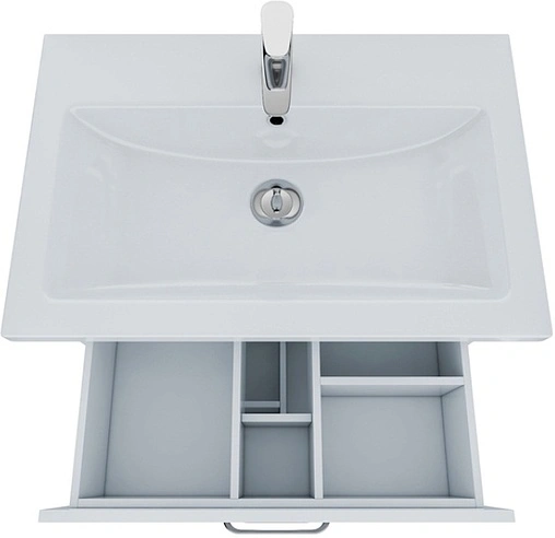 Тумба-умывальник напольная IDDIS Custo 70 белый CUS70W0i95+0047000i28