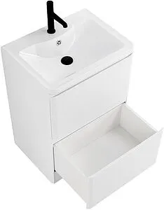 Тумба-умывальник подвесная BelBagno ALBANO 70 Bianco Lucido ALBANO-700-2C-PIA-BL+BB700/455-LV-MR-ALR Тумба-умывальник подвесная BelBagno ALBANO 70 Bianco Lucido ALBANO-700-2C-PIA-BL+BB700/455-LV-MR-ALR, 4