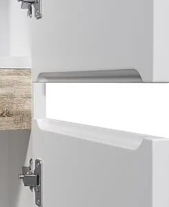 Шкаф-пенал подвесной Am.Pm X-Joy 30 R белый/светлое дерево M85ACHR0306WG, 5