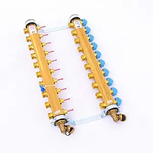 Группа коллекторная с расходомерами 10 отводов 1"в/в x ¾"ек Watts HKV/T 10004204 Группа коллекторная с расходомерами 10 отводов 1"в/в x ¾"ек Watts HKV/T 10004204, 4