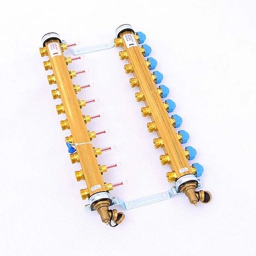 Группа коллекторная с расходомерами 10 отводов 1&quot;в/в x ¾&quot;ек Watts HKV/T 10004204