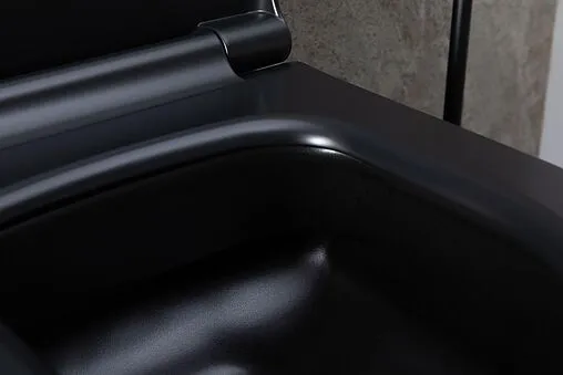 Унитаз подвесной безободковый Allen Brau Priority черный матовый 4.31002.31