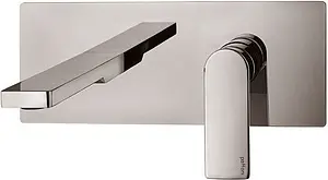 Смеситель для раковины из стены Paffoni Tango полированная сталь TA104ST Смеситель для раковины из стены Paffoni Tango полированная сталь TA104ST, 1