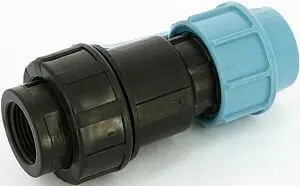 Кран шаровый с переходом на пнд трубу 40мм x 1¼&quot;в Unidelta 1071040005001, 5