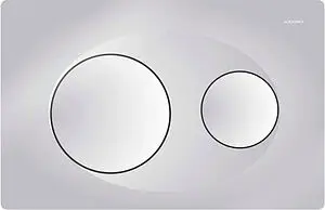 Клавиша смыва для унитаза Azario AZ-8200-0010 хром матовый, 1