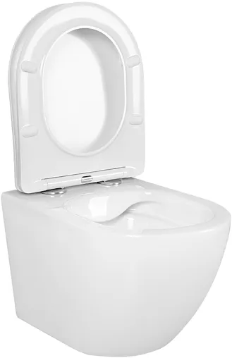 Унитаз подвесной безободковый Aquatek Европа белый AQ1900-00