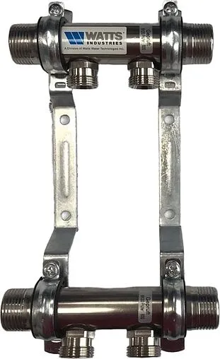 Группа коллекторная распределительная 2 отвода 1&quot;н/н x ¾&quot;ек Watts HLV2000 VA 10080774