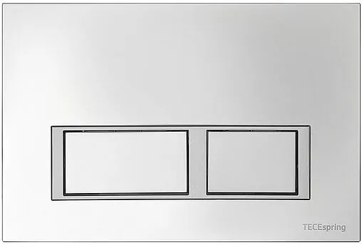 Комплект 6 в 1 TECEspring Base K K401201WCK с кнопкой TECEspring V 9940201 хром глянцевый/хром матовый