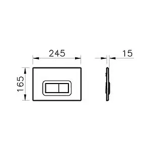 Комплект 5 в 1 VitrA Normus 9773B003-7202 с кнопкой Loop 740-0580 хром глянцевый Комплект 5 в 1 VitrA Normus 9773B003-7202 с кнопкой Loop 740-0580 хром глянцевый, 4