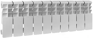 Радиатор алюминиевый 10 секций Rommer Plus 200 RAL-3210-020010 Радиатор алюминиевый 10 секций Rommer Plus 200 RAL-3210-020010, 1
