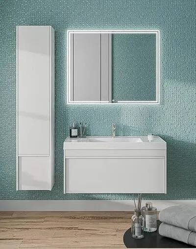 Шкаф-пенал подвесной Kerama Marazzi Modula 35 белый матовый MO.165\WHT