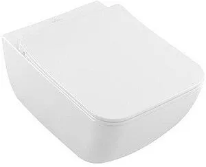 Унитаз подвесной безободковый Villeroy&Boch Venticello CeramicPlus альпийский белый 4611RLR1, 1