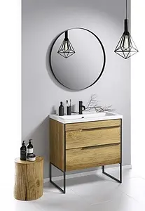 Зеркало Aqwella RM 80 чёрный RM0208BLK Зеркало Aqwella RM 80 чёрный RM0208BLK, 4