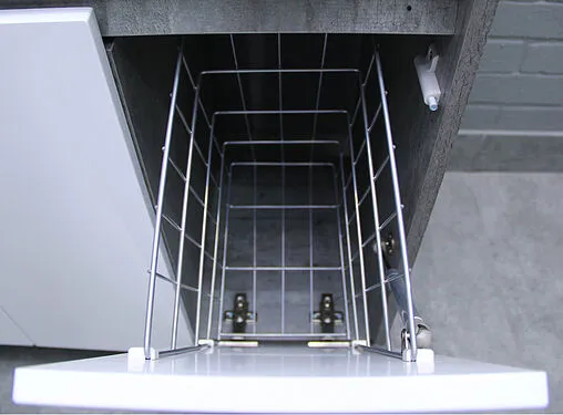 Тумба под умывальник напольная Домино Karlo 80 белый/бетон DK5311T