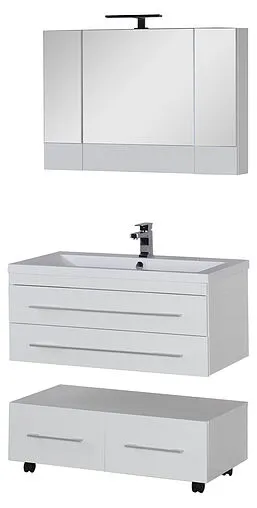 Шкаф-зеркало Aquanet Нота 100 белый 00165372