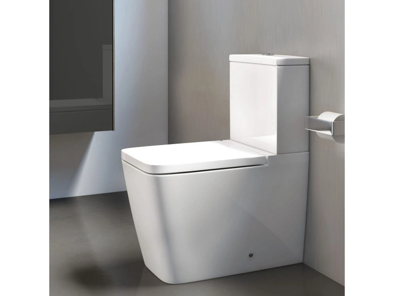 Унитаз-компакт Roca Inspira Square белый 342537000+341520000