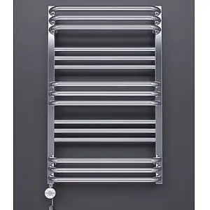 Полотенцесушитель электрический лесенка Terma Pola 780x500 хром WLPAL078050 KCROE1Е8, 3